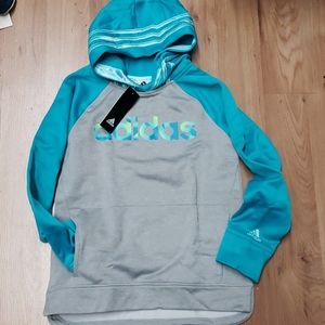 Adidas Girls' Tech Fleece Performance Hoodie